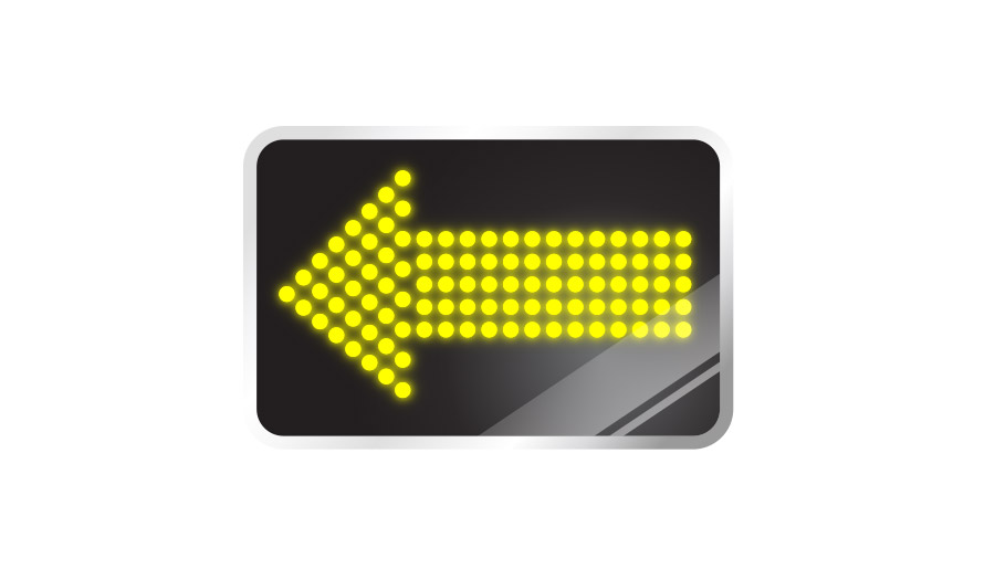 電光掲示板矢印